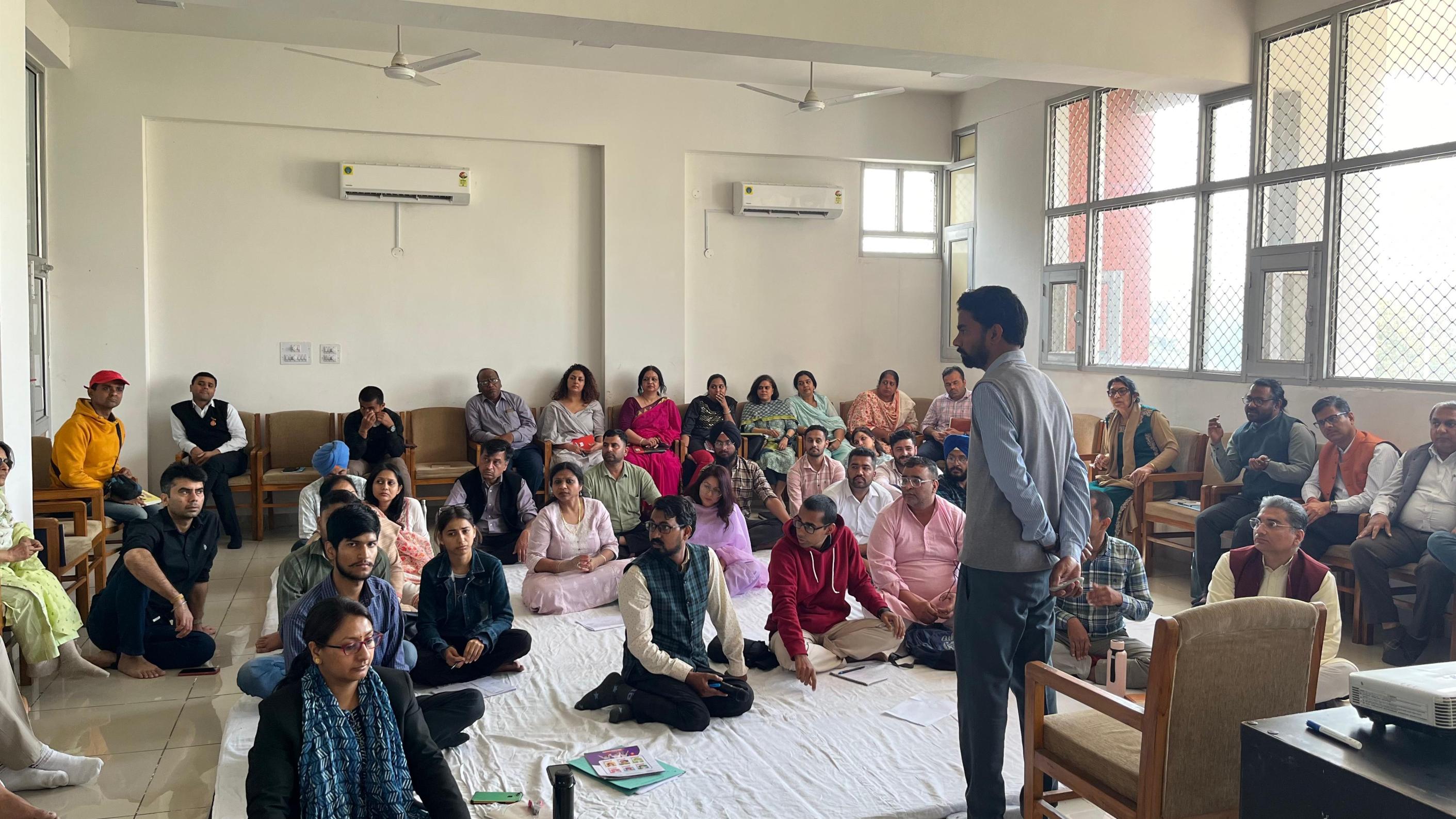 Delegates and Family Members attended Second Day of the UHV FDP at PU
